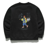 パーステップ(PERSTEP) CARRY ON SWEATSHIRT BLACK SMMT4383