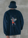 パーステップ(PERSTEP) CARRY ON SWEATSHIRT NAVY SMMT4383
