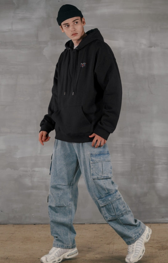パーステップ(PERSTEP) HIGHER HOODIE BLACK MSHD4382