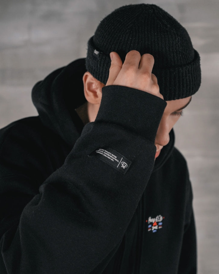 パーステップ(PERSTEP) HIGHER HOODIE BLACK MSHD4382