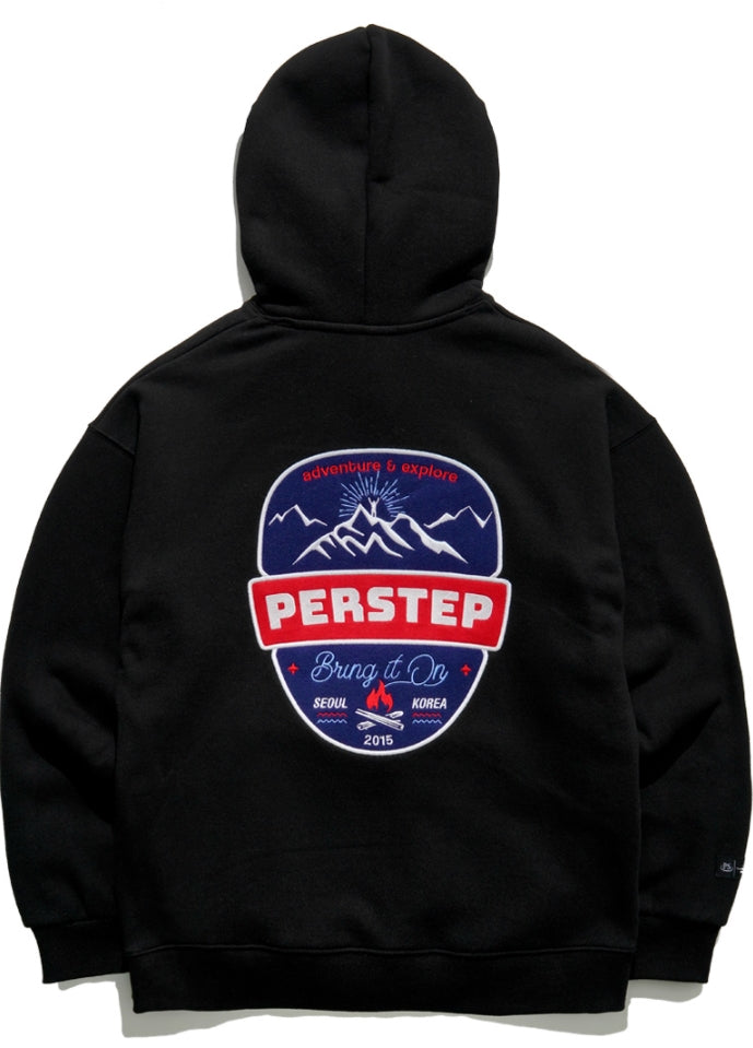 パーステップ(PERSTEP) HIGHER HOODIE BLACK MSHD4382