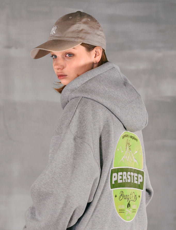 パーステップ(PERSTEP) HIGHER HOODIE GREY MSHD4382