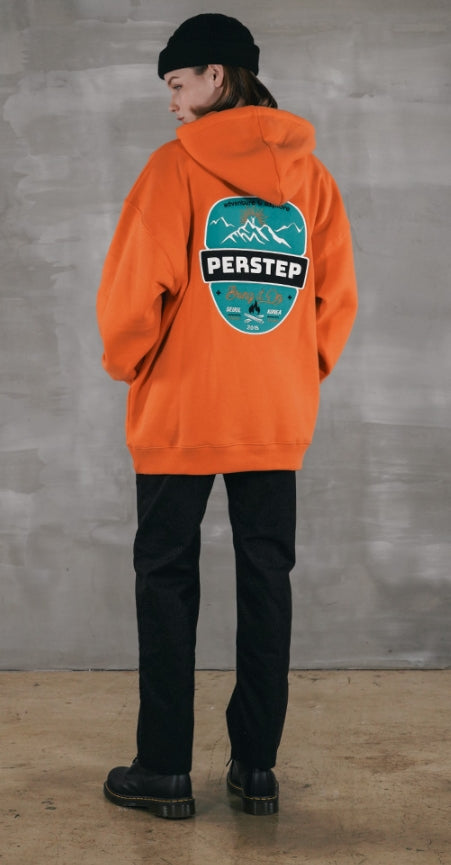パーステップ(PERSTEP) HIGHER HOODIE ORANGE MSHD4382