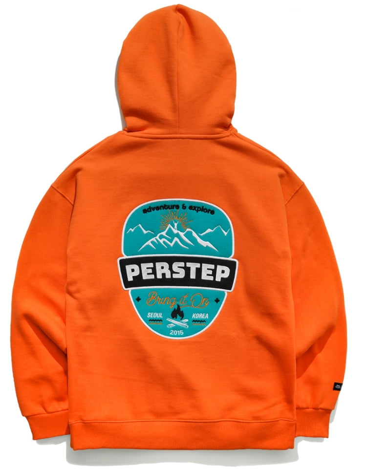 パーステップ(PERSTEP) HIGHER HOODIE ORANGE MSHD4382