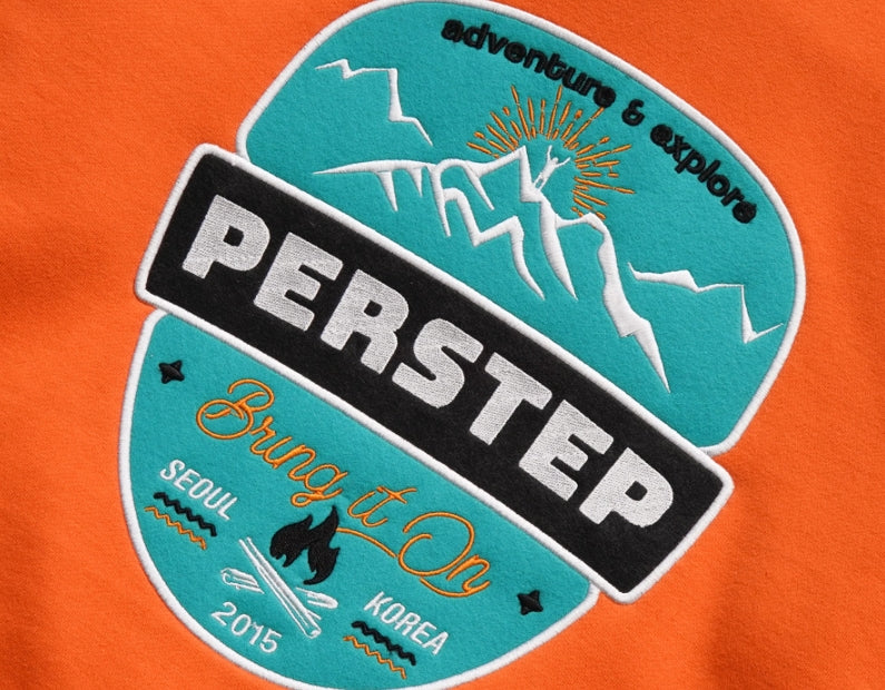 パーステップ(PERSTEP) HIGHER HOODIE ORANGE MSHD4382