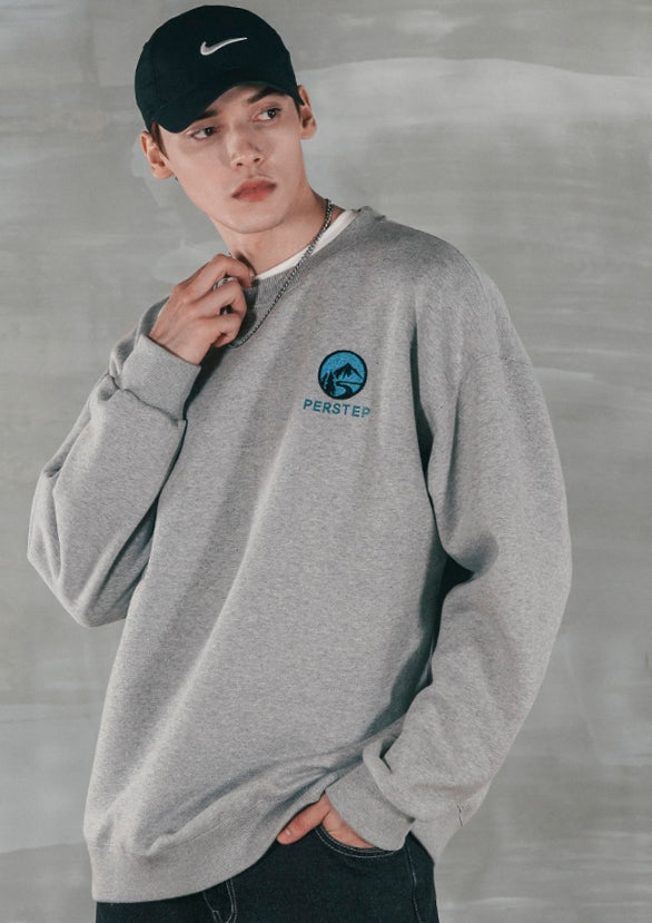 パーステップ(PERSTEP) RESTART SWEATSHIRT GREY BJMT4386