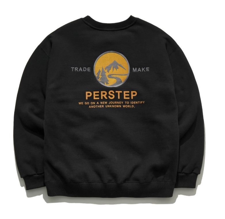 パーステップ(PERSTEP) RESTART SWEATSHIRT BLACK BJMT4386