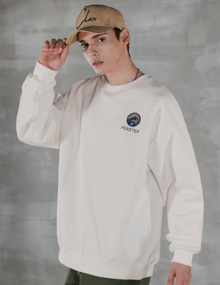 パーステップ(PERSTEP) RESTART SWEATSHIRT IVORY BJMT4386