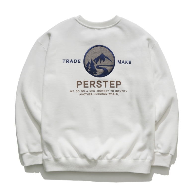 パーステップ(PERSTEP) RESTART SWEATSHIRT IVORY BJMT4386