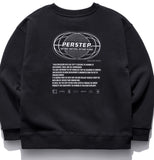 パーステップ(PERSTEP) MOVEMENT SWEATSHIRT BLACK MSMT4377