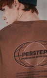 パーステップ(PERSTEP) MOVEMENT SWEATSHIRT BROWN MSMT4377