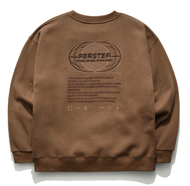 パーステップ(PERSTEP) MOVEMENT SWEATSHIRT BROWN MSMT4377