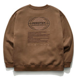 パーステップ(PERSTEP) MOVEMENT SWEATSHIRT BROWN MSMT4377