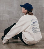 パーステップ(PERSTEP) MOVEMENT SWEATSHIRT IVORY MSMT4377