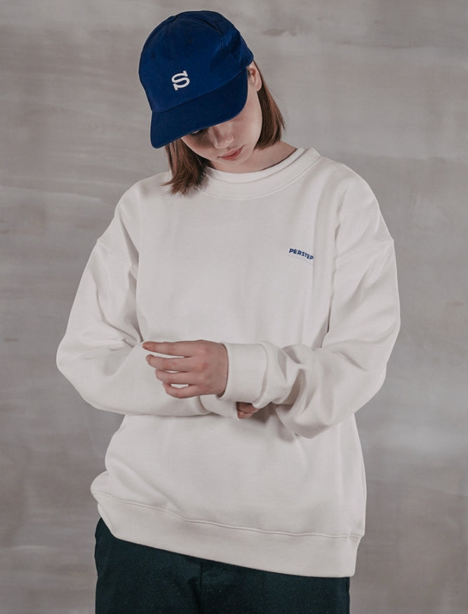 パーステップ(PERSTEP) MOVEMENT SWEATSHIRT IVORY MSMT4377
