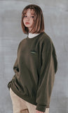 パーステップ(PERSTEP) SEMI CIRCLE MOUNTAIN SWEATSHIRT KHAKI BJMT4367