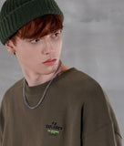 パーステップ(PERSTEP) SEMI CIRCLE MOUNTAIN SWEATSHIRT KHAKI BJMT4367