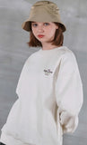 パーステップ(PERSTEP) SEMI CIRCLE MOUNTAIN SWEATSHIRT IVORY BJMT4367