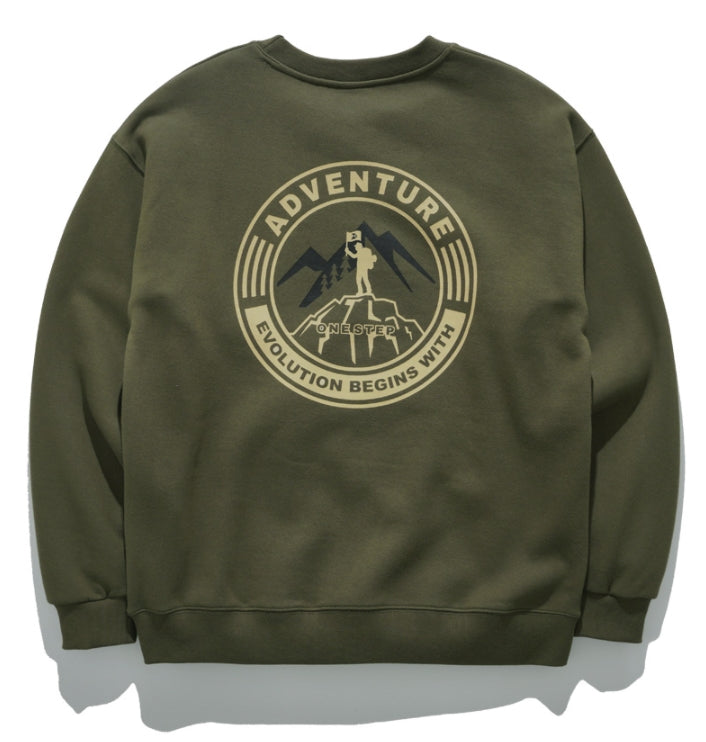 パーステップ(PERSTEP) CLIMB SWEATSHIRT KHAKI JUMT4370