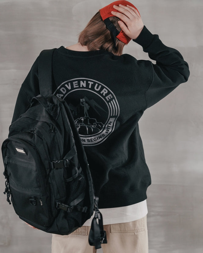 パーステップ(PERSTEP) CLIMB SWEATSHIRT BLACK JUMT4370