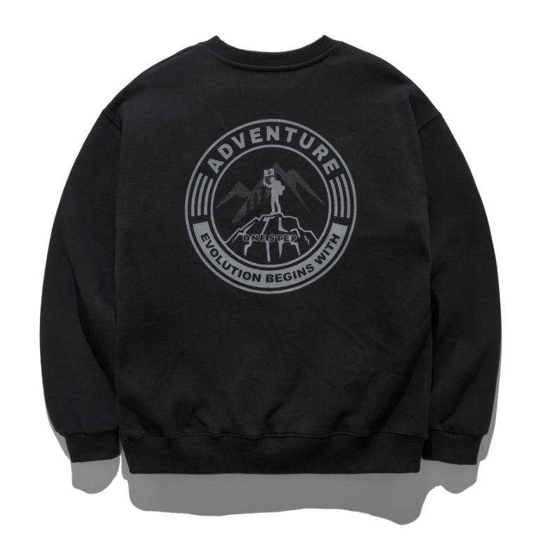 パーステップ(PERSTEP) CLIMB SWEATSHIRT BLACK JUMT4370