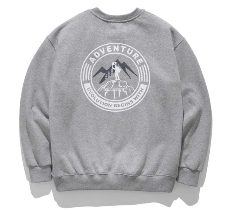 パーステップ(PERSTEP) CLIMB SWEATSHIRT GREY JUMT4370