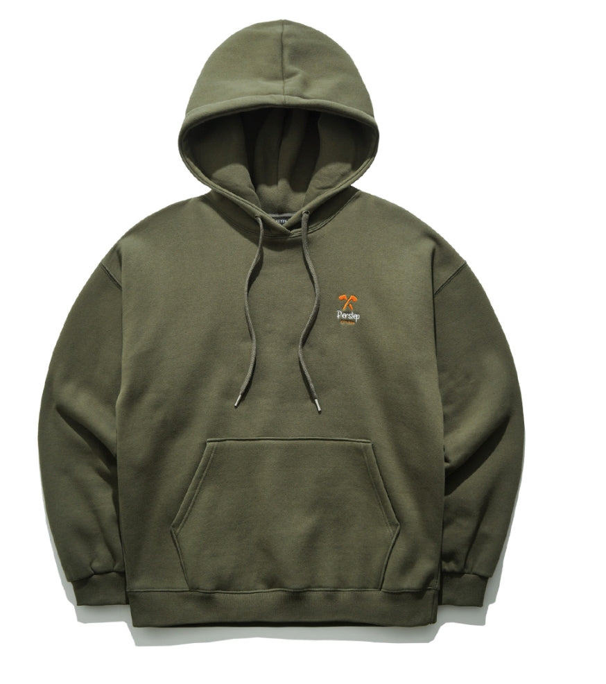 パーステップ(PERSTEP) NEVERSHOP HOODIE KHAKI JUHD4374