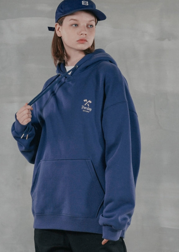 パーステップ(PERSTEP) NEVERSHOP HOODIE NAVY JUHD4374