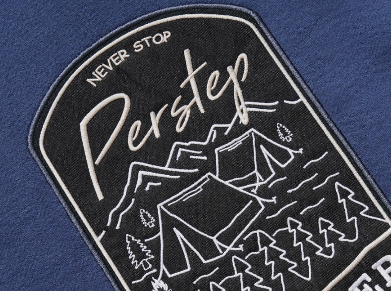 パーステップ(PERSTEP) NEVERSHOP HOODIE NAVY JUHD4374