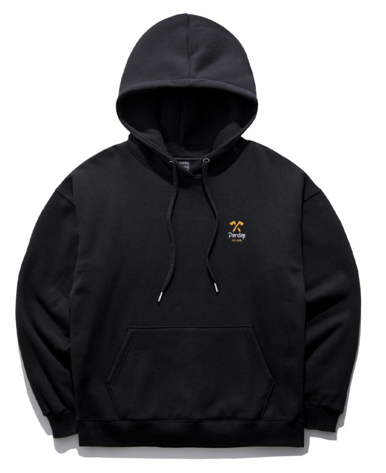 パーステップ(PERSTEP) NEVERSHOP HOODIE BLACK JUHD4374