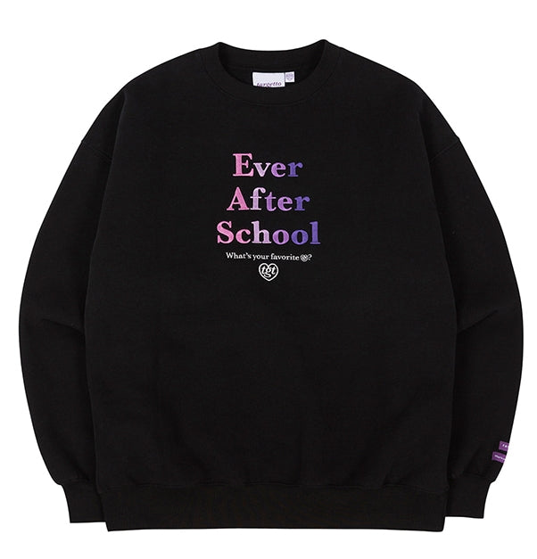 TARGETTO(ターゲット) EVER AFTER SCHOOL SWEAT SHIRT_BLACK
