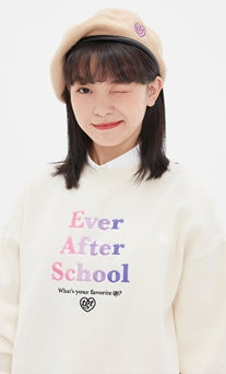 TARGETTO(ターゲット) EVER AFTER SCHOOL SWEAT SHIRT_OATMEAL