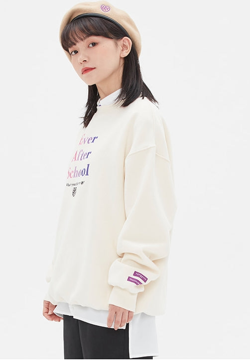 TARGETTO(ターゲット) EVER AFTER SCHOOL SWEAT SHIRT_OATMEAL