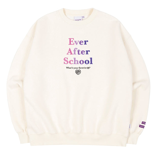 TARGETTO(ターゲット) EVER AFTER SCHOOL SWEAT SHIRT_OATMEAL