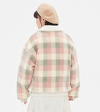 TARGETTO(ターゲット) CHECK BIG POCKET SHEARING JACKET_MINT