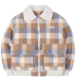 TARGETTO(ターゲット) CHECK BIG POCKET SHEARING JACKET_LIGHT BLUE