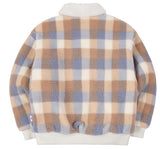 TARGETTO(ターゲット) CHECK BIG POCKET SHEARING JACKET_LIGHT BLUE