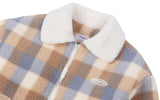 TARGETTO(ターゲット) CHECK BIG POCKET SHEARING JACKET_LIGHT BLUE