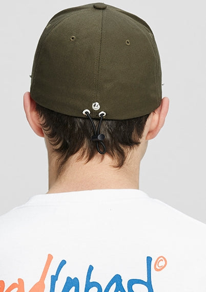 ベドインベド(BADINBAD)  PLAIN LOGO TROOPER HAT_KHAKI