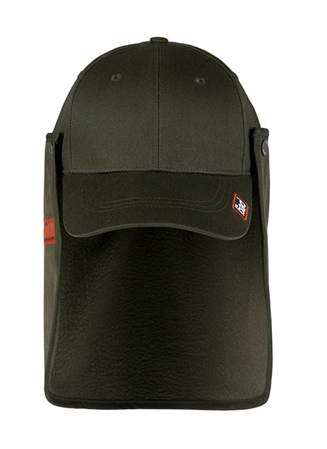 ベドインベド(BADINBAD)  PLAIN LOGO TROOPER HAT_KHAKI