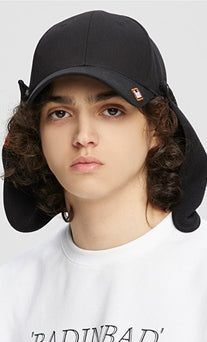 ベドインベド(BADINBAD)  PLAIN LOGO TROOPER HAT_BLACK