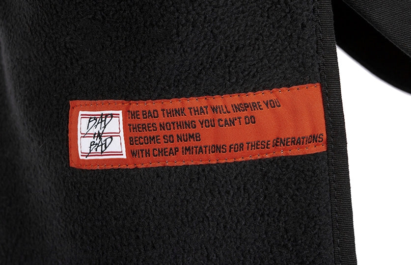 ベドインベド(BADINBAD)  PLAIN LOGO TROOPER HAT_BLACK