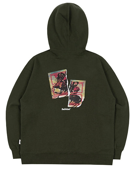 ベドインベド(BADINBAD) NAPOLEON GALLERY HOODIE_KHAKI