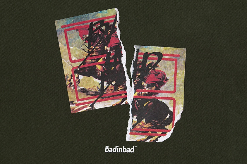ベドインベド(BADINBAD) NAPOLEON GALLERY HOODIE_KHAKI