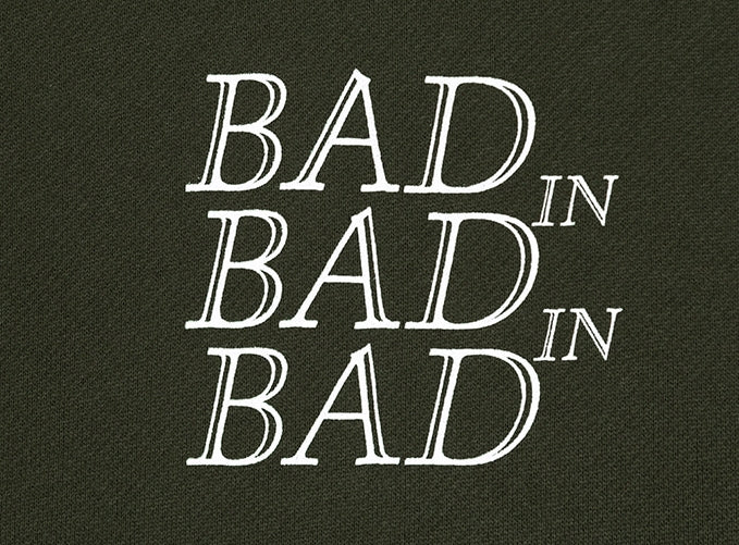 ベドインベド(BADINBAD) NAPOLEON GALLERY HOODIE_KHAKI