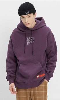 ベドインベド(BADINBAD) NAPOLEON GALLERY HOODIE_DEEP PURPLE
