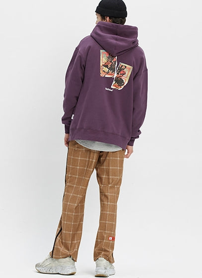 ベドインベド(BADINBAD) NAPOLEON GALLERY HOODIE_DEEP PURPLE