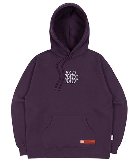 ベドインベド(BADINBAD) NAPOLEON GALLERY HOODIE_DEEP PURPLE