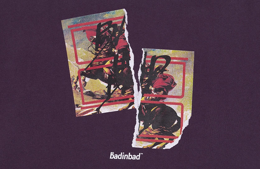 ベドインベド(BADINBAD) NAPOLEON GALLERY HOODIE_DEEP PURPLE