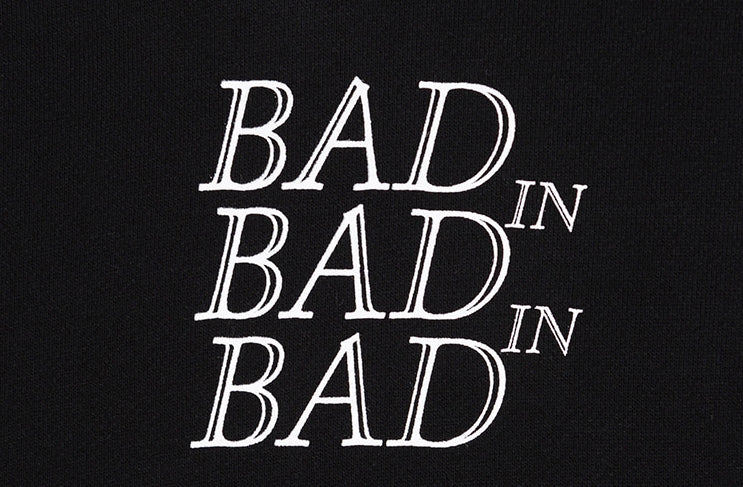 ベドインベド(BADINBAD) NAPOLEON GALLERY HOODIE_BLACK